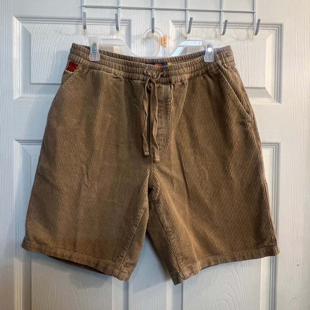 Men's Corduroy Drawstring Shorts - Brown